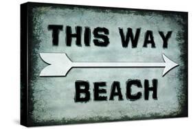 Choose Path - This Way Beach-LightBoxJournal-Stretched Canvas