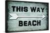 Choose Path - This Way Beach-LightBoxJournal-Stretched Canvas