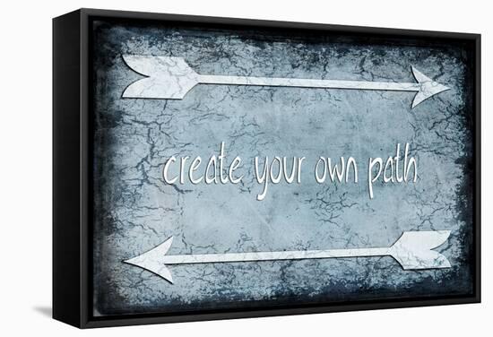 Choose Path-LightBoxJournal-Framed Stretched Canvas