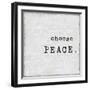 Choose Peace-Jamie MacDowell-Framed Art Print