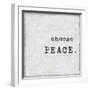 Choose Peace-Jamie MacDowell-Framed Art Print