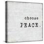 Choose Peace-Jamie MacDowell-Stretched Canvas