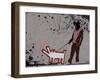 Choose the dog-Banksy-Framed Giclee Print