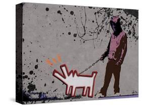 Choose the dog-Banksy-Stretched Canvas