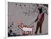 Choose the dog-Banksy-Framed Premium Giclee Print