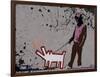 Choose the dog-Banksy-Framed Premium Giclee Print