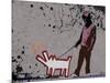 Choose the dog-Banksy-Mounted Premium Giclee Print