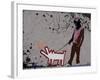 Choose the dog-Banksy-Framed Giclee Print