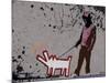 Choose the dog-Banksy-Mounted Giclee Print