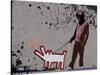 Choose the dog-Banksy-Stretched Canvas