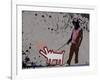 Choose the dog-Banksy-Framed Giclee Print