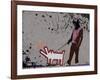 Choose the dog-Banksy-Framed Giclee Print