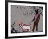 Choose the dog-Banksy-Framed Giclee Print