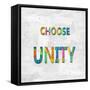 Choose Unity in Color-Jamie MacDowell-Framed Stretched Canvas