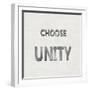 Choose Unity-Jamie MacDowell-Framed Art Print