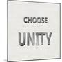 Choose Unity-Jamie MacDowell-Mounted Art Print