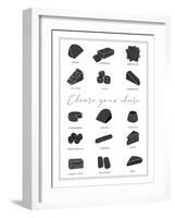 Choose your Cheese - Slice-Clara Wells-Framed Giclee Print