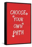 Choose Your Own Path-null-Framed Stretched Canvas