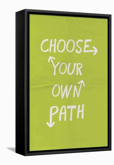 Choose Your Own Path-null-Framed Stretched Canvas