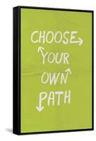 Choose Your Own Path-null-Framed Stretched Canvas