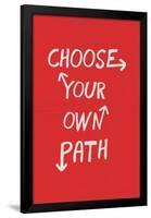 Choose Your Own Path-null-Framed Poster