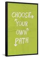 Choose Your Own Path-null-Framed Poster