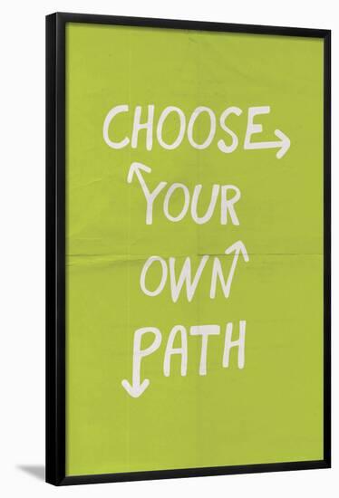 Choose Your Own Path-null-Framed Poster