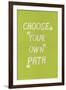 Choose Your Own Path-null-Framed Art Print