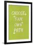Choose Your Own Path-null-Framed Art Print