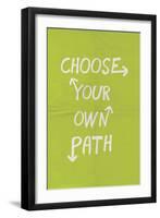 Choose Your Own Path-null-Framed Art Print