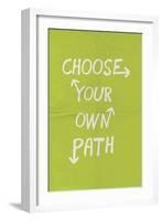 Choose Your Own Path-null-Framed Art Print