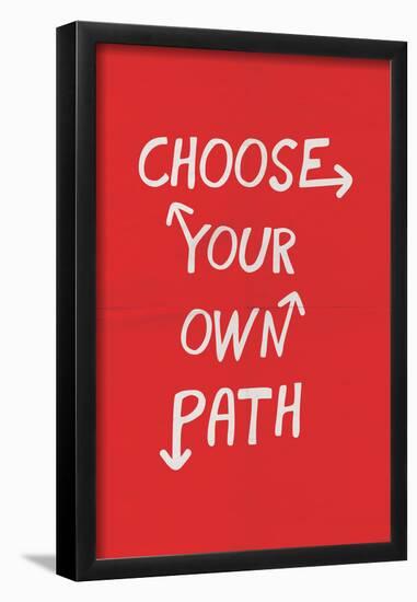 Choose Your Own Path-null-Framed Poster