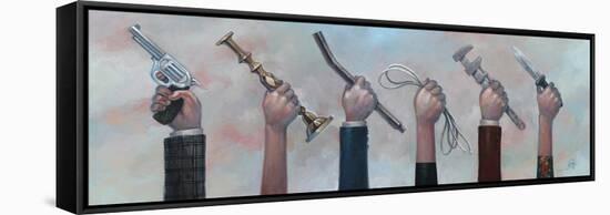 Choose Your Weapon-Aaron Jasinski-Framed Stretched Canvas