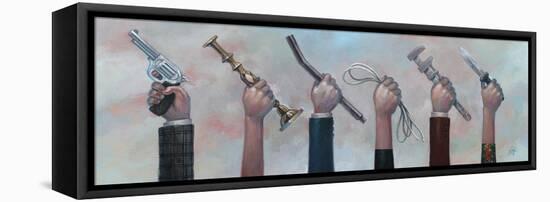 Choose Your Weapon-Aaron Jasinski-Framed Stretched Canvas