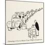 Choosing a Car to Match Your Wife's Complexion, W Heath Rob-William Heath Robinson-Mounted Art Print