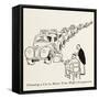 Choosing a Car to Match Your Wife's Complexion, W Heath Rob-William Heath Robinson-Framed Stretched Canvas