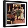 "Choosing a New Suit," November 20, 1948-John Falter-Framed Giclee Print