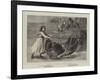 Choosing His Christmas Turkey, the March Past-Samuel Edmund Waller-Framed Giclee Print