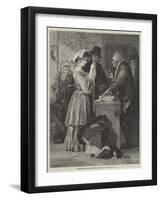 Choosing the Wedding Gown-John Wykeham Archer-Framed Giclee Print