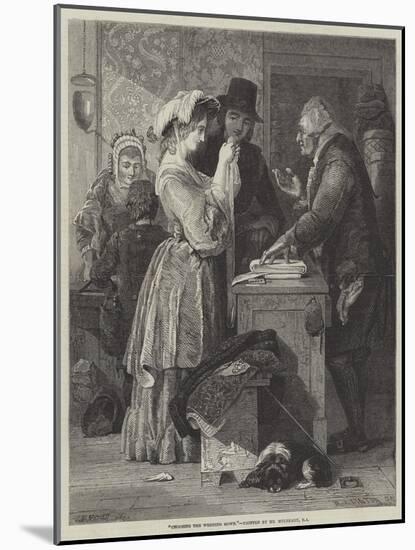 Choosing the Wedding Gown-John Wykeham Archer-Mounted Giclee Print