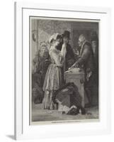 Choosing the Wedding Gown-John Wykeham Archer-Framed Giclee Print