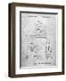 Chop Saw Patent-Cole Borders-Framed Art Print