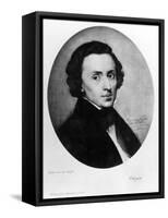 Chopin, 1858-Ary Scheffer-Framed Stretched Canvas