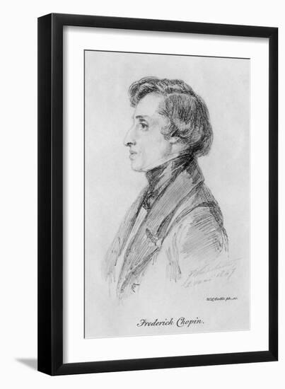 Chopin, Winterhalter-null-Framed Art Print