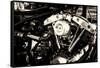 Chopper Motorbike-Tim Kahane-Framed Stretched Canvas