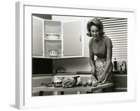 Chopping Vegetabels-null-Framed Photographic Print