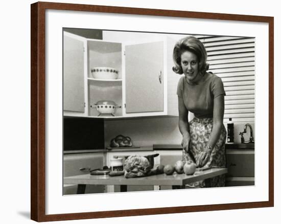 Chopping Vegetabels-null-Framed Photographic Print