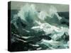 Choppy Ocean View II-Emma Caroline-Stretched Canvas