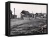 Choppy Sea on Roadway Caused by Hurricane Carol in Menemsha Harbor Martha's Vineyard-Alfred Eisenstaedt-Framed Stretched Canvas