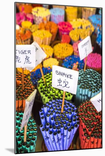 Chopsticks with Chinese Animal Zodiac Signs, Chinatown, Singapore-Peter Adams-Mounted Photographic Print